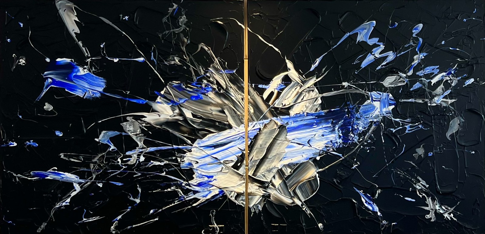 Les diptyques - Blue light in the night